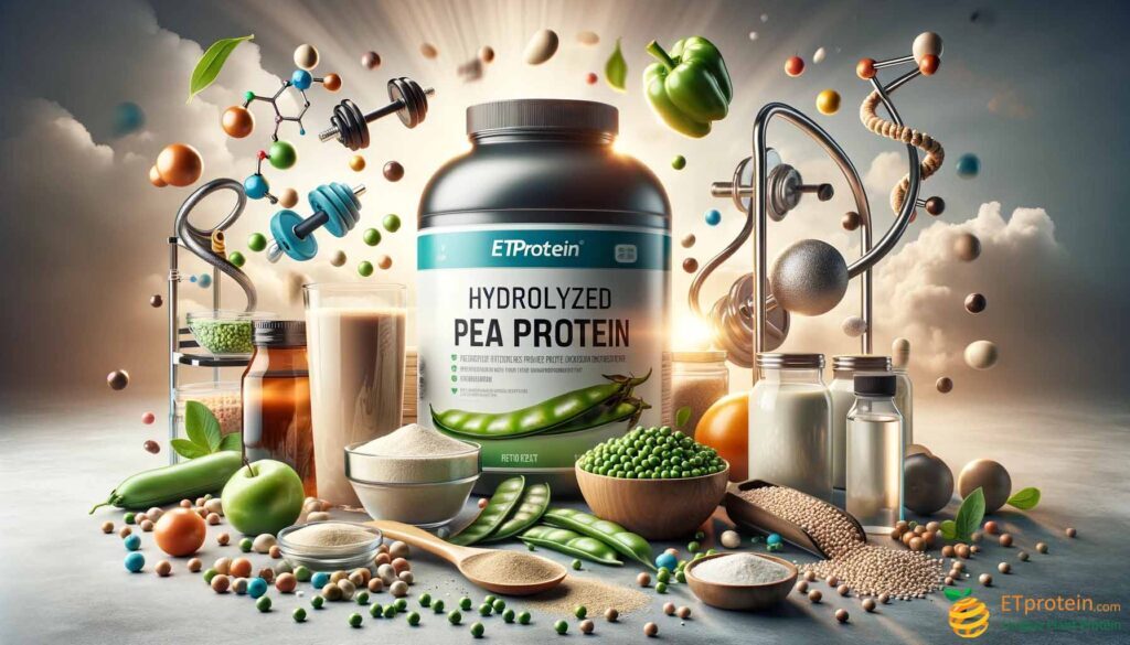 Hydrolyzed Pea Protein in the Nutraceutical Industry. Hydrolyzed pea protein is ideal for nutraceuticals, offering complete amino acids, high digestibility, and suitability for various dietary needs.