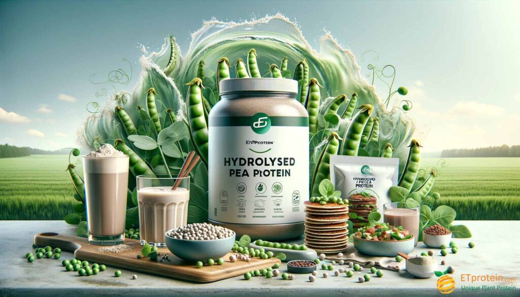 Hydrolysed Pea Protein: A Sustainable and Nutritious Alternative.Explore the benefits of ETprotein's hydrolysed pea protein: a sustainable, nutritious, plant-based alternative ideal for health-conscious consumers