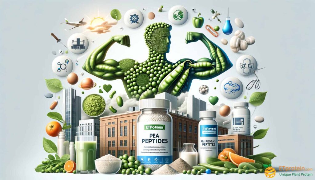 Pea Peptide: The Next Generation Ingredient in Nutrition and Wellness.Discover ETprotein's pea peptides: eco-friendly, nutrient-rich, perfect for food, cosmetics, sports nutrition, and pharmaceutical applications.