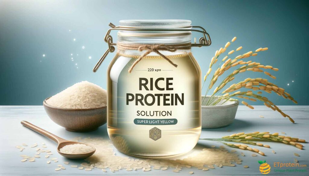 Clear Rice Protein: A Revolutionary Addition to the Health and Fitness World. Explore the benefits of ETprotein's clear rice protein: a sustainable, hypoallergenic, and nutritionally rich plant-based protein source.