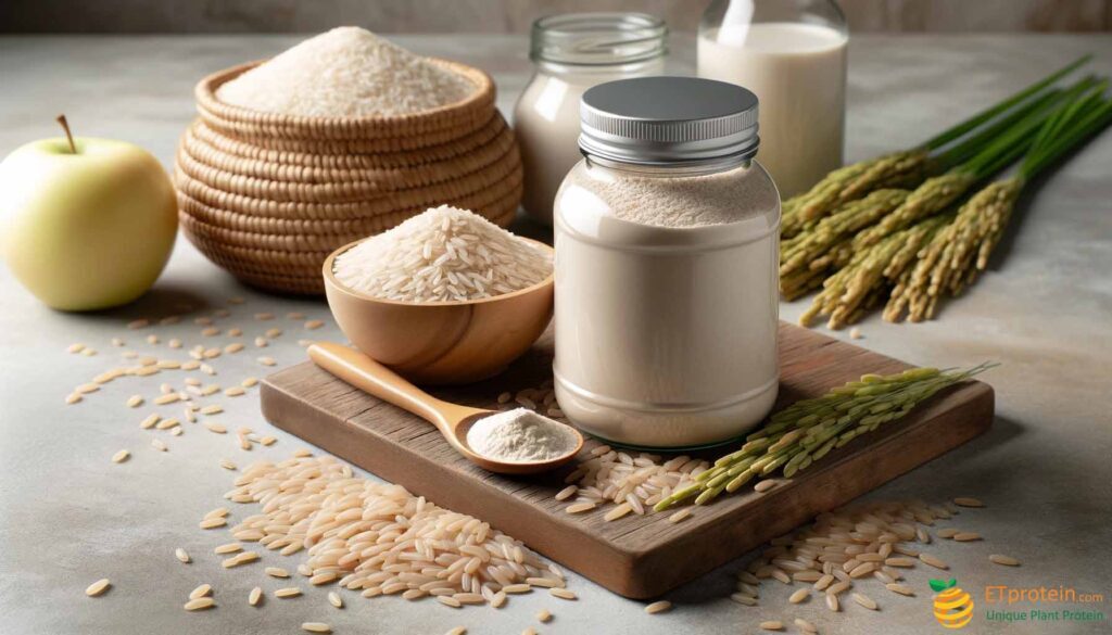 Brown Rice Protein Applications: Versatility in Health and Nutrition. Discover the versatile applications of ETprotein's organic brown rice protein, ideal for food, sports, and health products