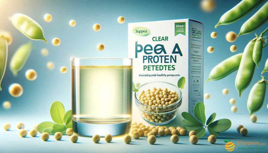Clear Pea Protein Peptides: The Future of Food and Beverage Innovation.ETprotein's Clear Pea Protein Peptides: Ideal for innovative, healthy, and sustainable food and beverage applications