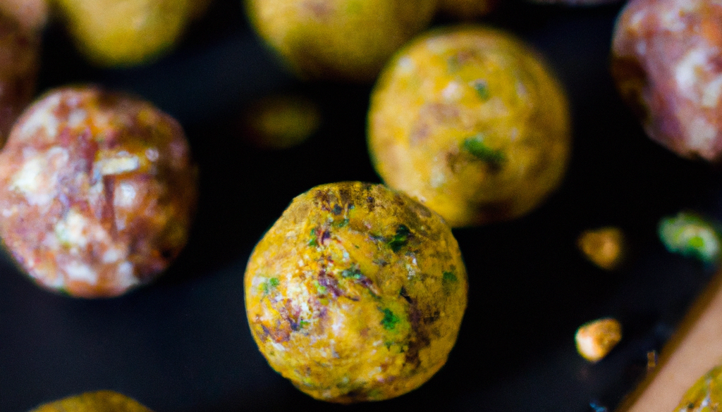 Pea Protein Balls for Energy on the Go