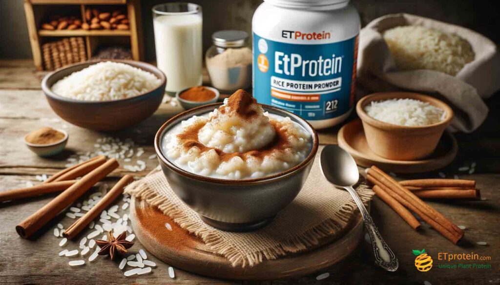 Protein-Packed Rice Pudding: A Delicious Way to Fuel Your Body.Discover the benefits of protein-rich rice pudding with ETprotein's high-quality rice protein for a healthy, delicious, and nutritious treat.