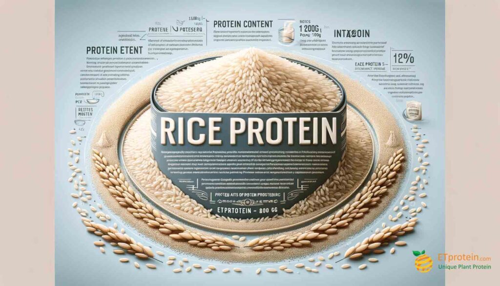 Protein in Rice per 100g: ETprotein's Nutritional Guide.Explore rice's protein content per 100g and discover ETprotein's innovative rice protein solutions for optimal health and nutrition.