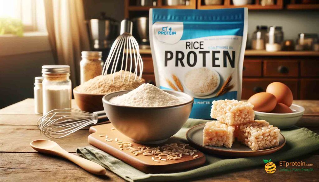 Protein Rice Krispie Treats: Nutritious and Delicious.Discover delicious, nutritious protein Rice Krispie treats with ETprotein's high-quality rice protein - perfect for healthy, tasty snacking.