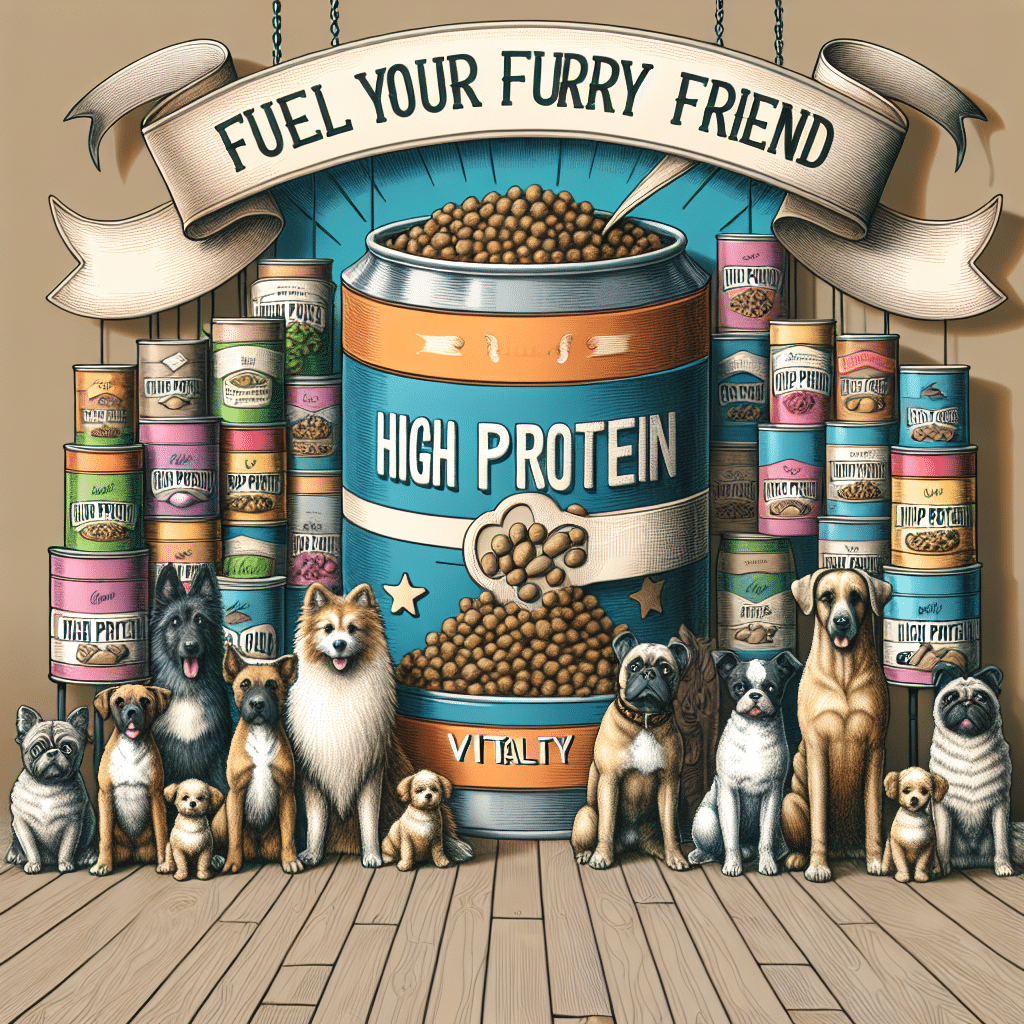 Fuel Your Furry Friend's Vitality with High Protein Dog Food: Top Choices