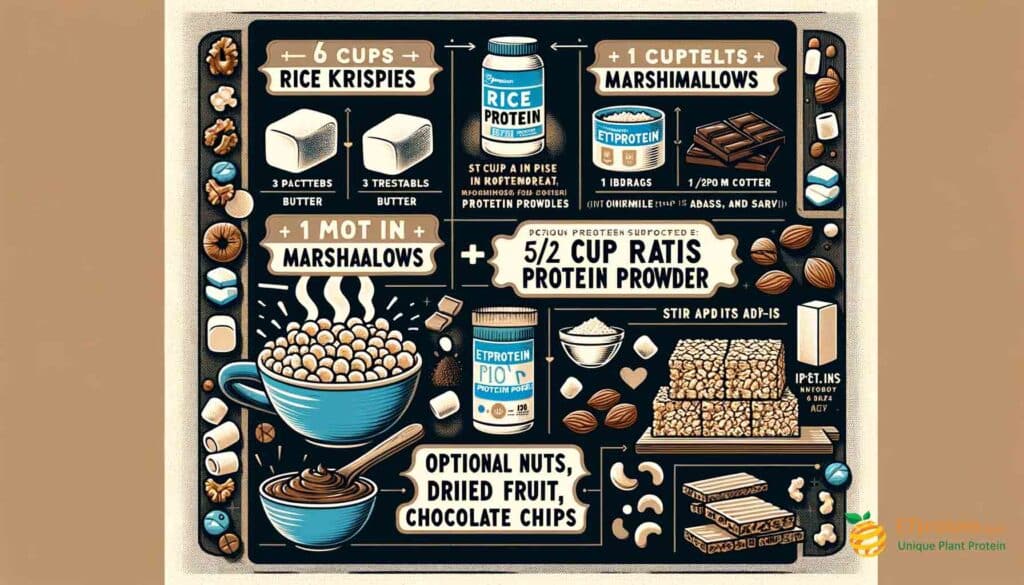 Protein Rice Krispies Recipe: Snack Time Elevated.Discover a nutritious twist on classic Rice Krispies treats with our protein-packed recipe featuring ETprotein company's rice protein.