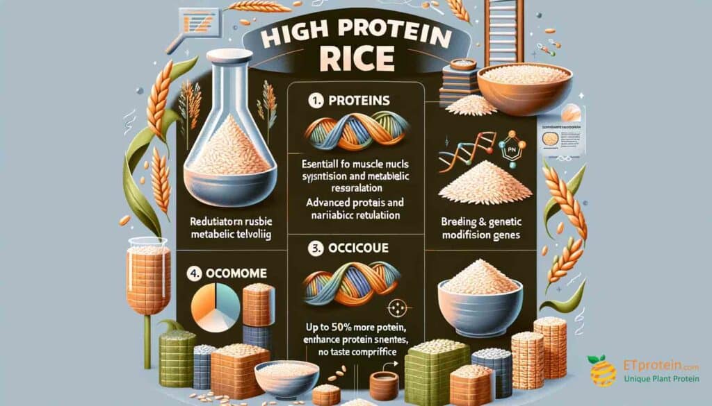 High Protein Rice: The ETprotein Nutritional Revolution.Explore the benefits of high protein rice and ETprotein's innovative rice protein technology for improved health and sustainability.