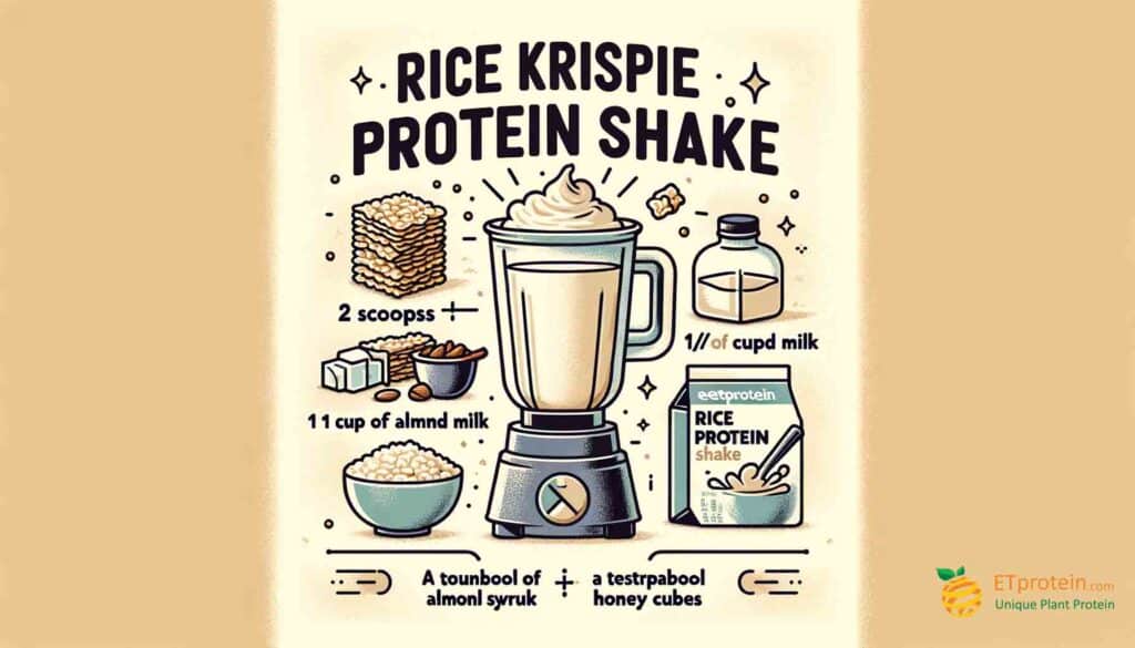 Rice Krispie Protein Shake: Nutritious Fitness Boost.Explore the nutritious Rice Krispie Protein Shake with ETprotein's rice protein for health, fitness, and delicious plant-based benefits.