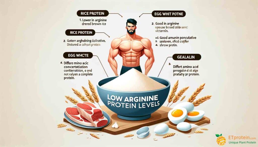 Protein Powder with Low Arginine: An Overview. Explore the benefits of low arginine protein powders, with a focus on ETprotein's rice protein for specific dietary needs.