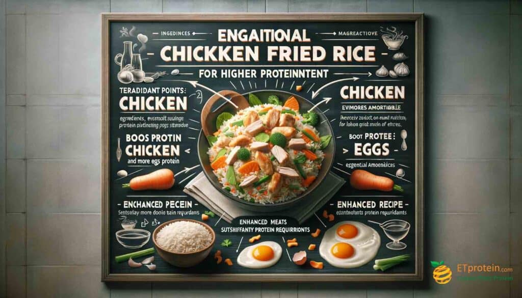 High-Protein Chicken Fried Rice: A Nutritious Guide.Explore the benefits of high-protein chicken fried rice, a healthy twist on a classic dish, packed with nutritional value.