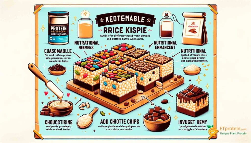 Protein Rice Krispie Squares: A Tasty, Nutritious Treat.Discover healthy, protein-packed Rice Krispie squares, a perfect blend of nutrition and flavor for a delicious, energizing snack.