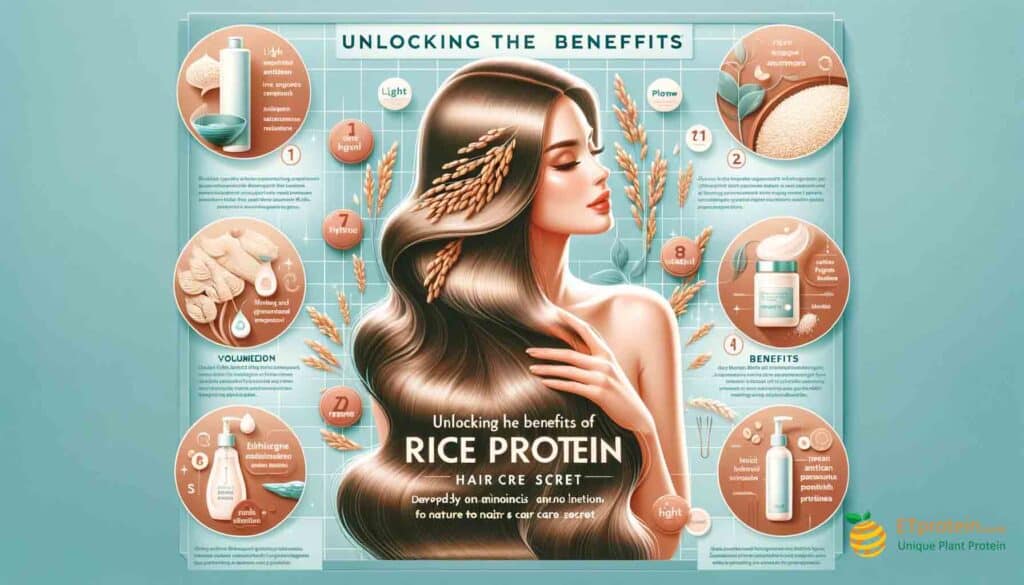 Rice Protein Shampoo: Nature's Secret for Healthy Hair.Discover the wonders of rice protein shampoo for volumizing, strengthening, and nourishing hair with ETprotein's natural, effective formula.