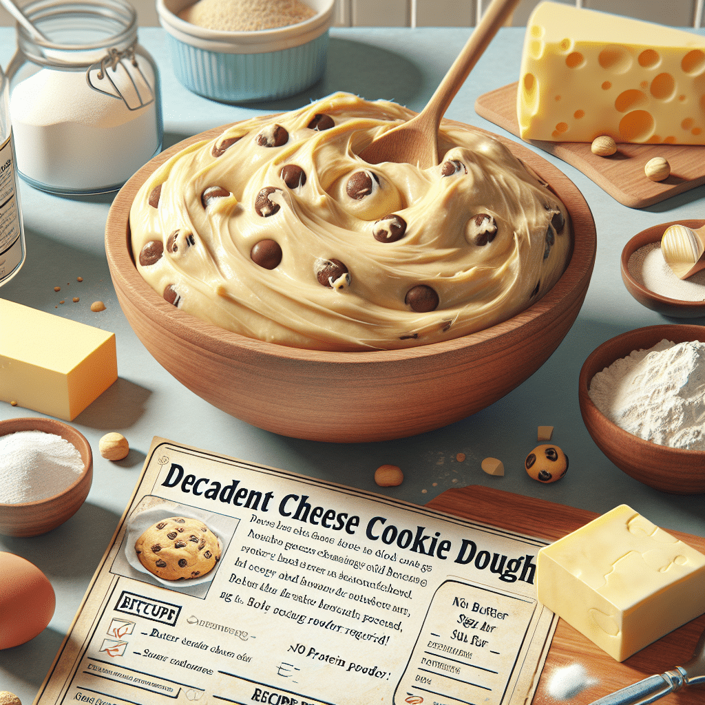 Decadent Cheese Cookie Dough Recipe: No Protein Powder Required!