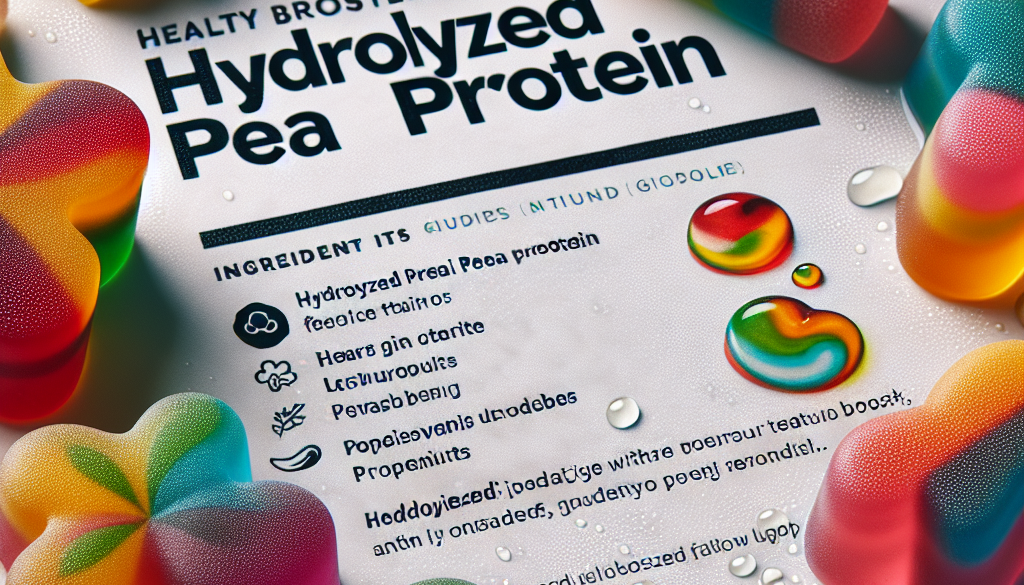 Hydrolyzed Pea Protein in Gummies: Tasty and Healthy