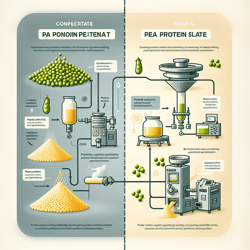 Концентрат горохового белка и изолят: сравнение типов - ETprotein
