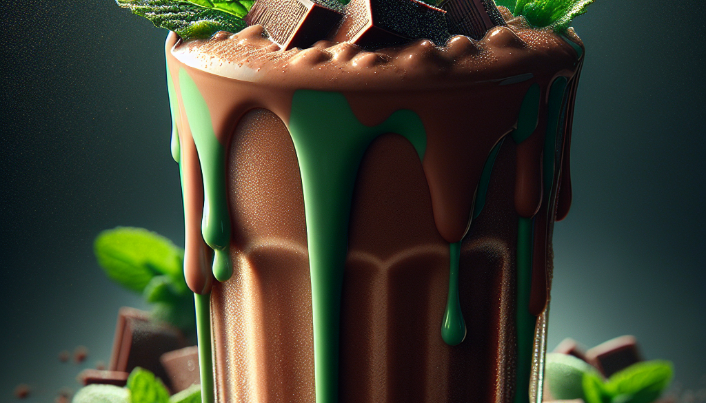 Irresistible Chocolate Mint Protein Shake