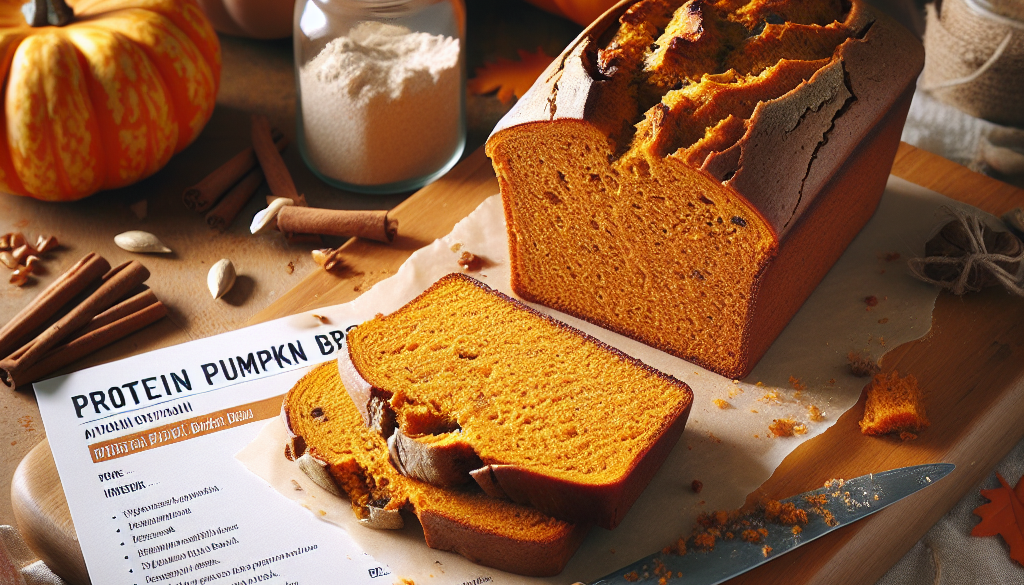 Protein Pumpkin Bread: Autumn Recipe