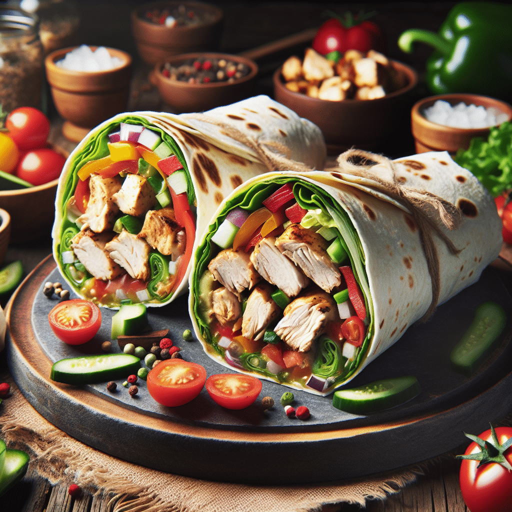 Delicious High Protein Chicken Wraps: Fuel Your Body with Flavorful Goodness