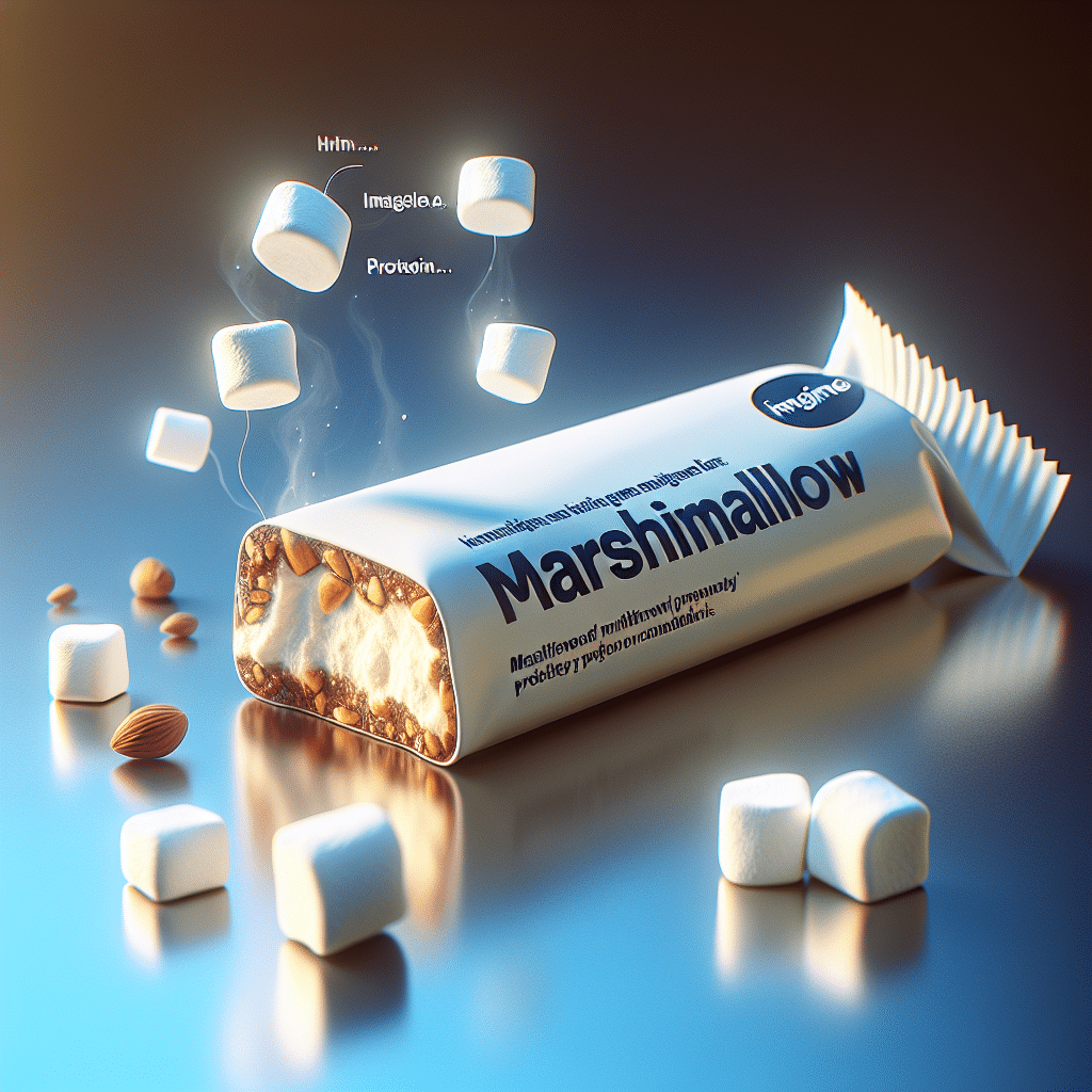 Indulge in the Irresistible Marshmallow Protein Bar: A Sweet Protein Delight!