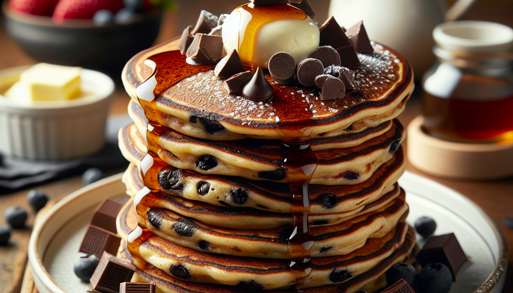 Chocolate Chip Protein Pancakes Recipe