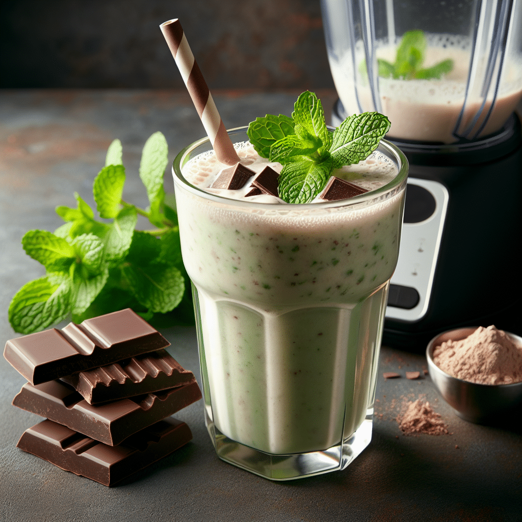Indulge in Bliss: Mint Chocolate Protein Shake Recipe for Ultimate Fitness