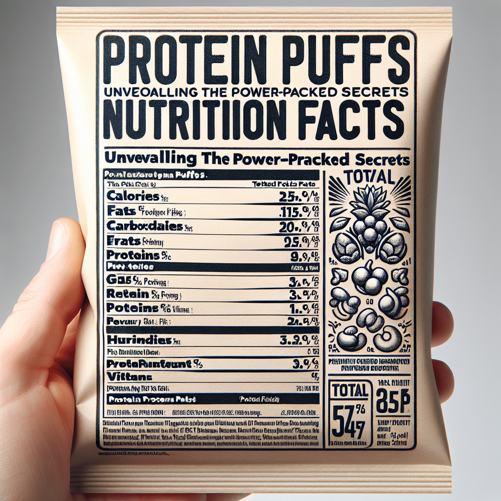 Protein Puffs Nutrition Facts: Unveiling the Power-Packed Secrets