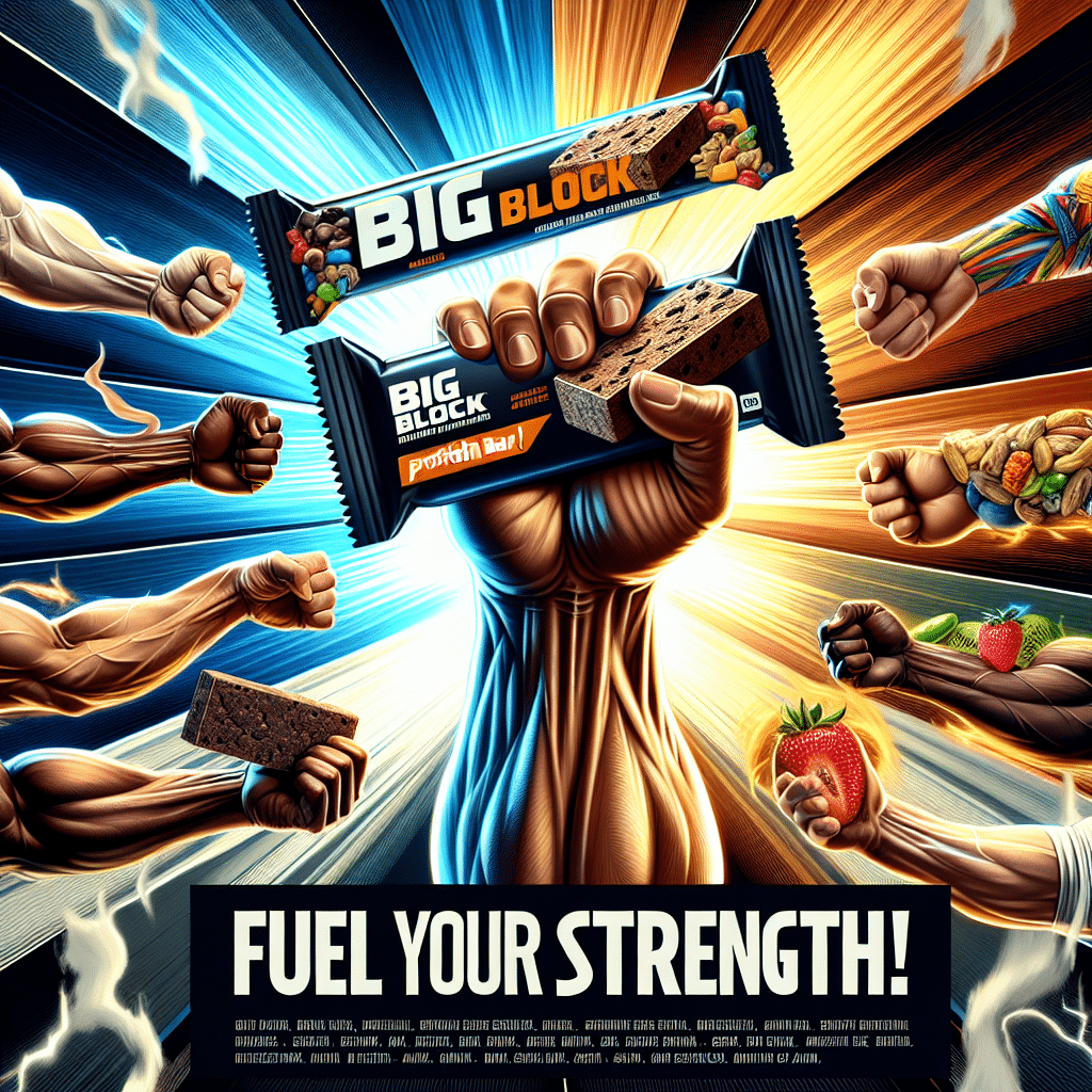 Unleash Your Inner Power with Big Block Protein Bar: Fuel Your Strength!