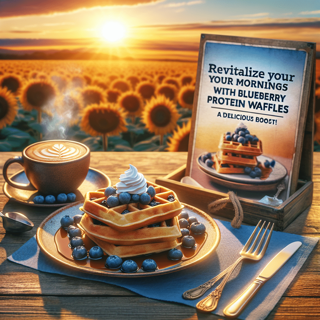 Revitalize Your Mornings with Blueberry Protein Waffles: A Delicious Boost!