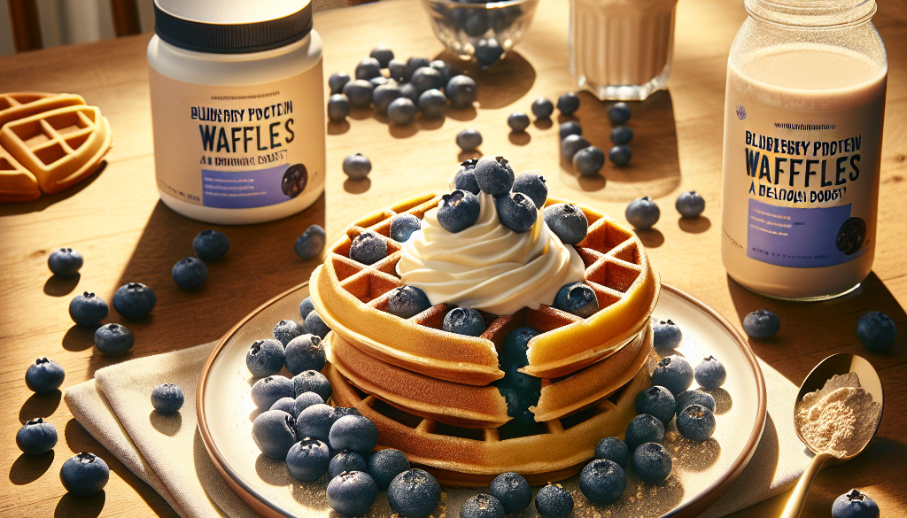 Blueberry Waffle Protein Boost