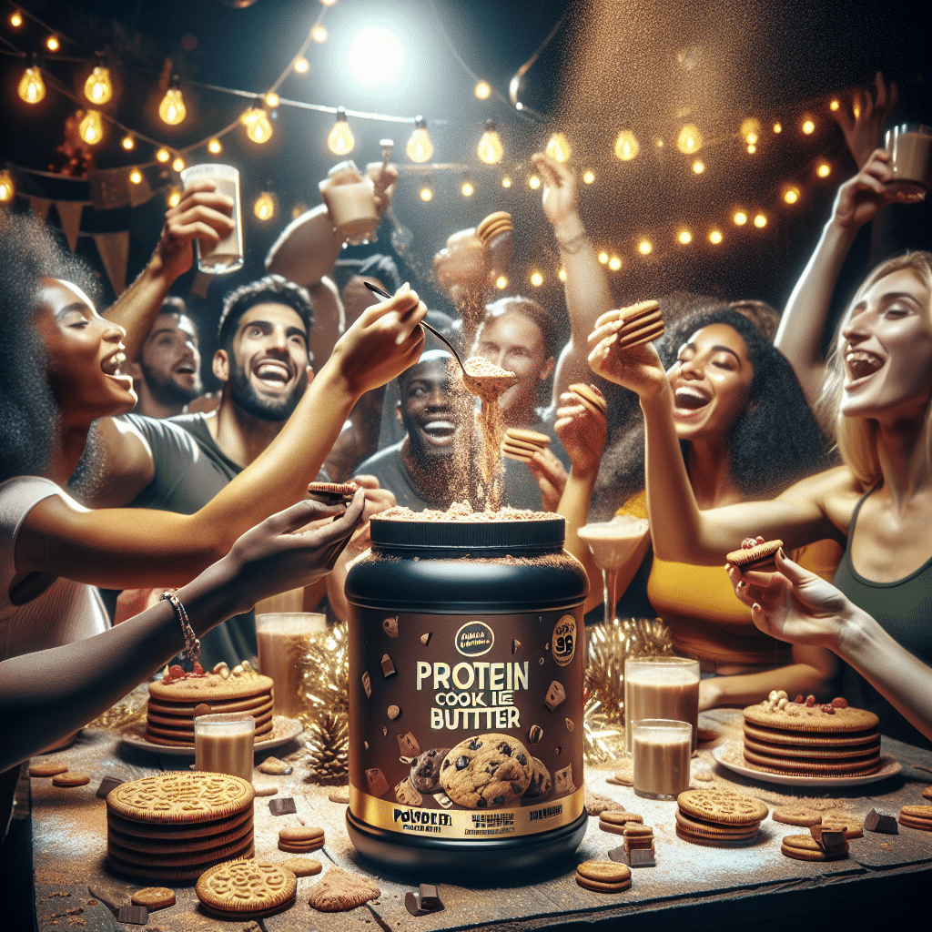 Indulge in the Irresistible Party Protein Cookie Butter Powder