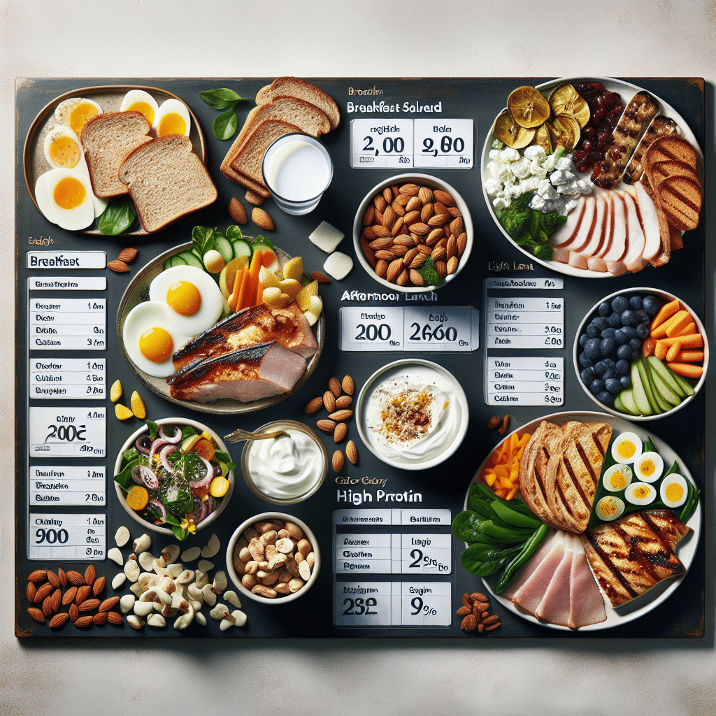 1900 calories meal plan high protein