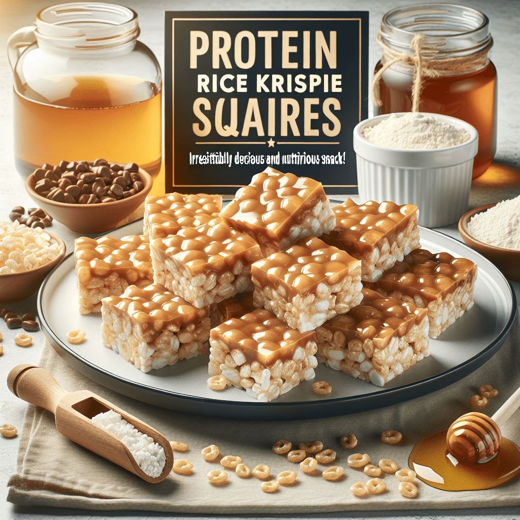 Protein Rice Krispie Squares: Irresistibly Delicious and Nutritious Snack!