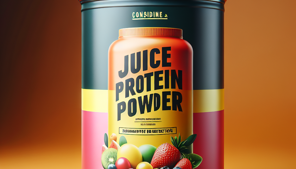 Juice Protein Powder: Innovative Nutrition