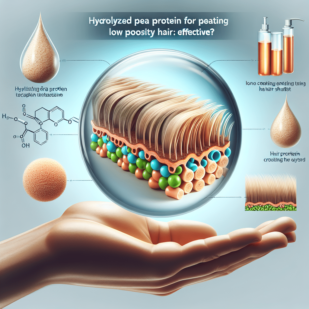 Hydrolyzed Pea Protein for Low Porosity Hair: Effective? -ETprotein