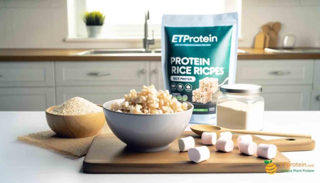 Protein Rice Crispies: A Nutritious Snack Guide.Discover the benefits of protein rice crispies with ETprotein's rice protein for a delicious, nutritious, and hypoallergenic snack option.