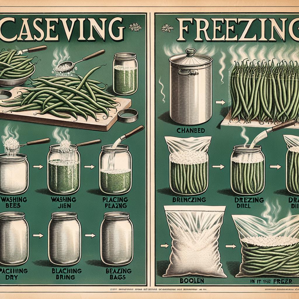 Preserving Green Beans: Canning vs. Freezing