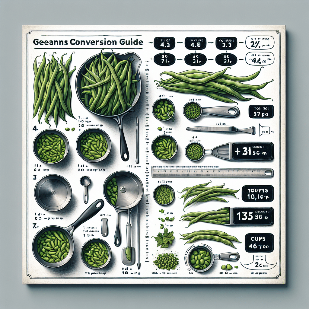 Cooking Measurements: Green Beans Conversion Guide – ETprotein | Top-notch  Proteins & Nutrition | China No.1 Manufacturer