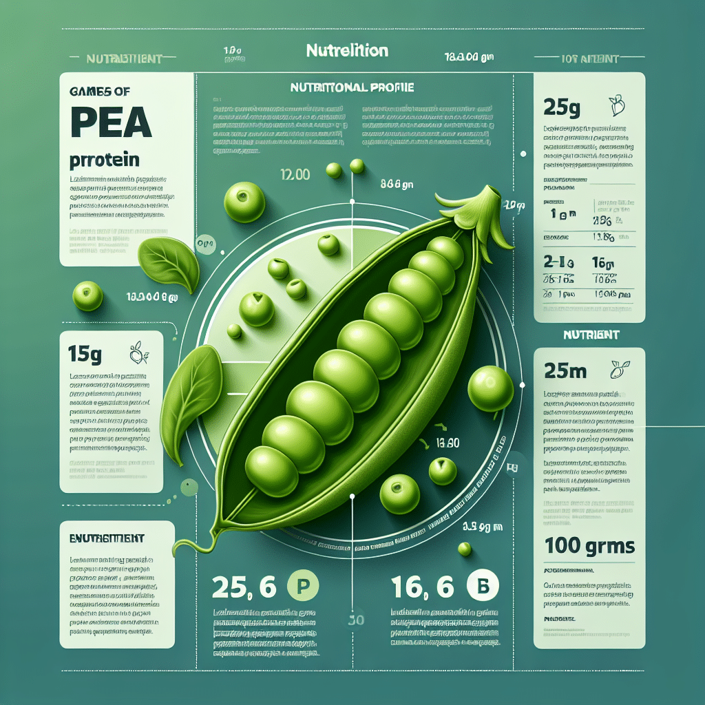 Protein Content of Pea: Nutritional Profile