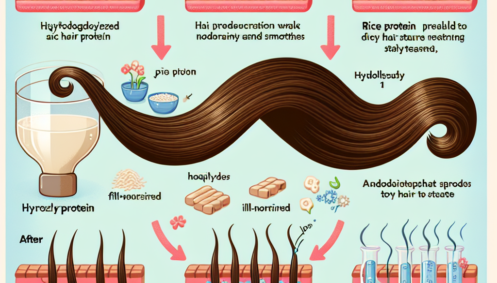 Hydrolyzed Rice Protein Smoothing Hair: How It Works