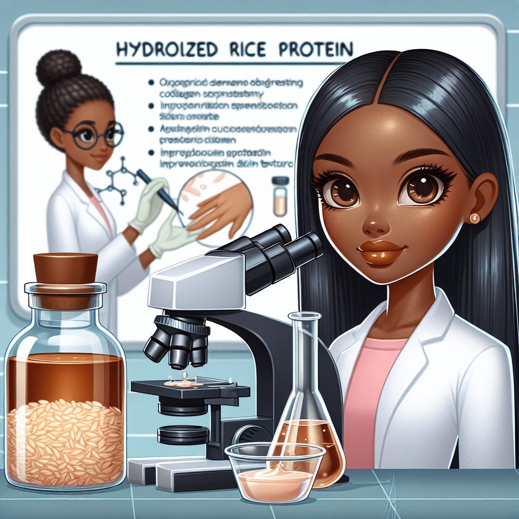 Cosmetic Use of Hydrolyzed Rice Protein