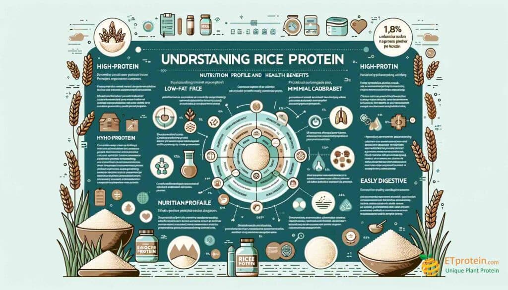 Now Rice Protein: The Rise of Plant-Based Nutrition.Explore the benefits of now rice protein with ETprotein: sustainable, hypoallergenic, and perfect for muscle growth and vegan diets.