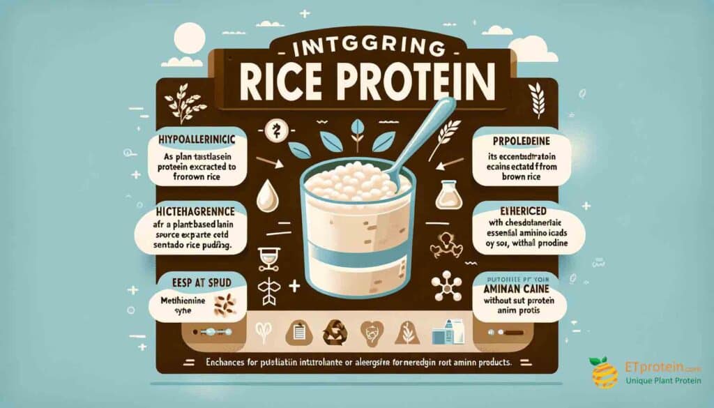 The Protein-Packed World of Rice Pudding: A Nutritional Deep Dive.Discover protein-packed rice pudding: a healthy, plant-based dessert enriched with ETprotein's sustainable rice protein for fitness enthusiasts and eco-conscious eaters.