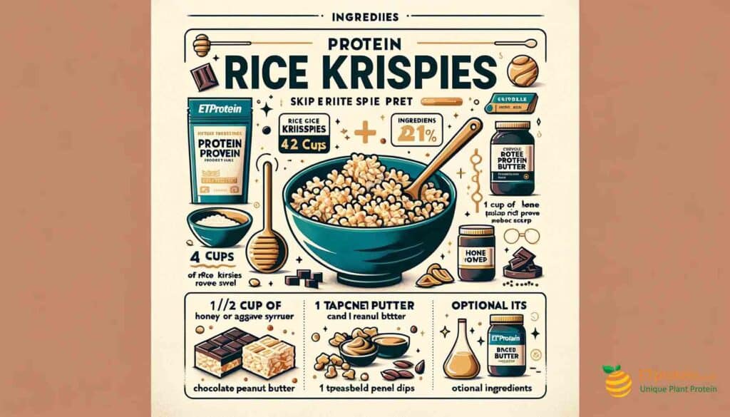 Protein Rice Krispie Treats Recipe: Healthy Snacks.Discover our protein Rice Krispie treats recipe for a healthy, delicious snack. Perfect for fitness enthusiasts, easy to make, and vegan-friendly.