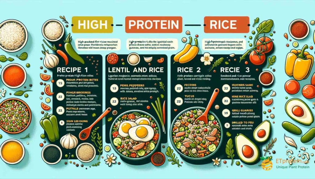 High-Protein Rice Recipes: A Nutritional Powerhouse for Your Diet.Discover nutritious high-protein rice recipes for a balanced diet, featuring ETprotein's rice protein for health and wellness enthusiasts.