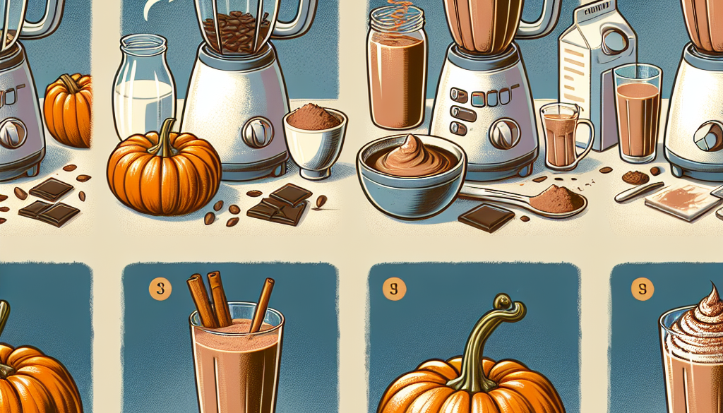 Chocolate Pumpkin Protein Shake Instructions