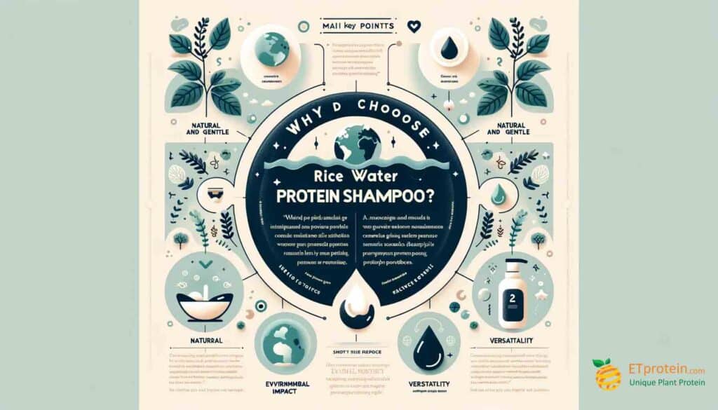 Rice Water Protein Shampoo: Secrets for Healthy Hair.Discover rice water protein shampoo benefits for stronger, shinier hair with ETprotein's sustainable, innovative rice protein solutions.