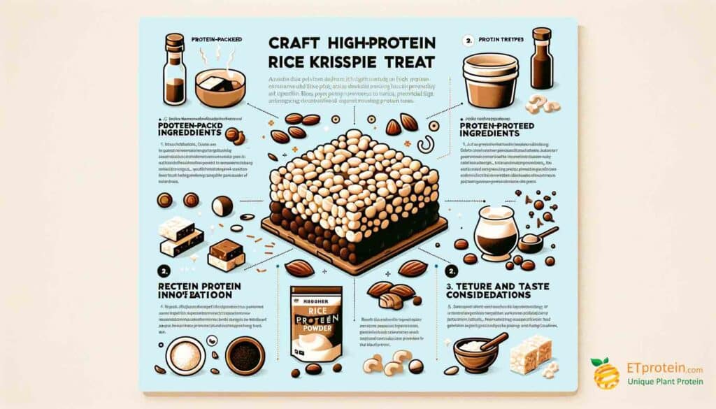 Elevating the Classic Treat: High-Protein Rice Krispie Treats.Discover high-protein Rice Krispie treats with ETprotein's rice protein for a nutritious, delicious snack that supports wellness and muscle recovery.