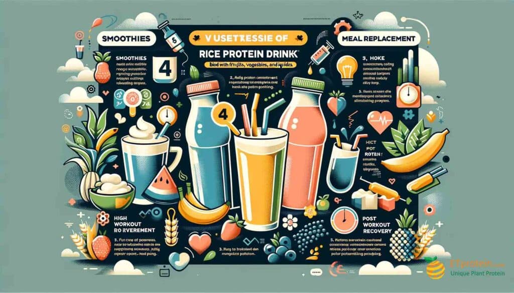 Rice Protein Drinks: Sustainable Nutrition's Future.Discover the benefits of rice protein drinks for a nutritious, sustainable alternative. Ideal for health-conscious, eco-friendly lifestyles. Try ETprotein now.